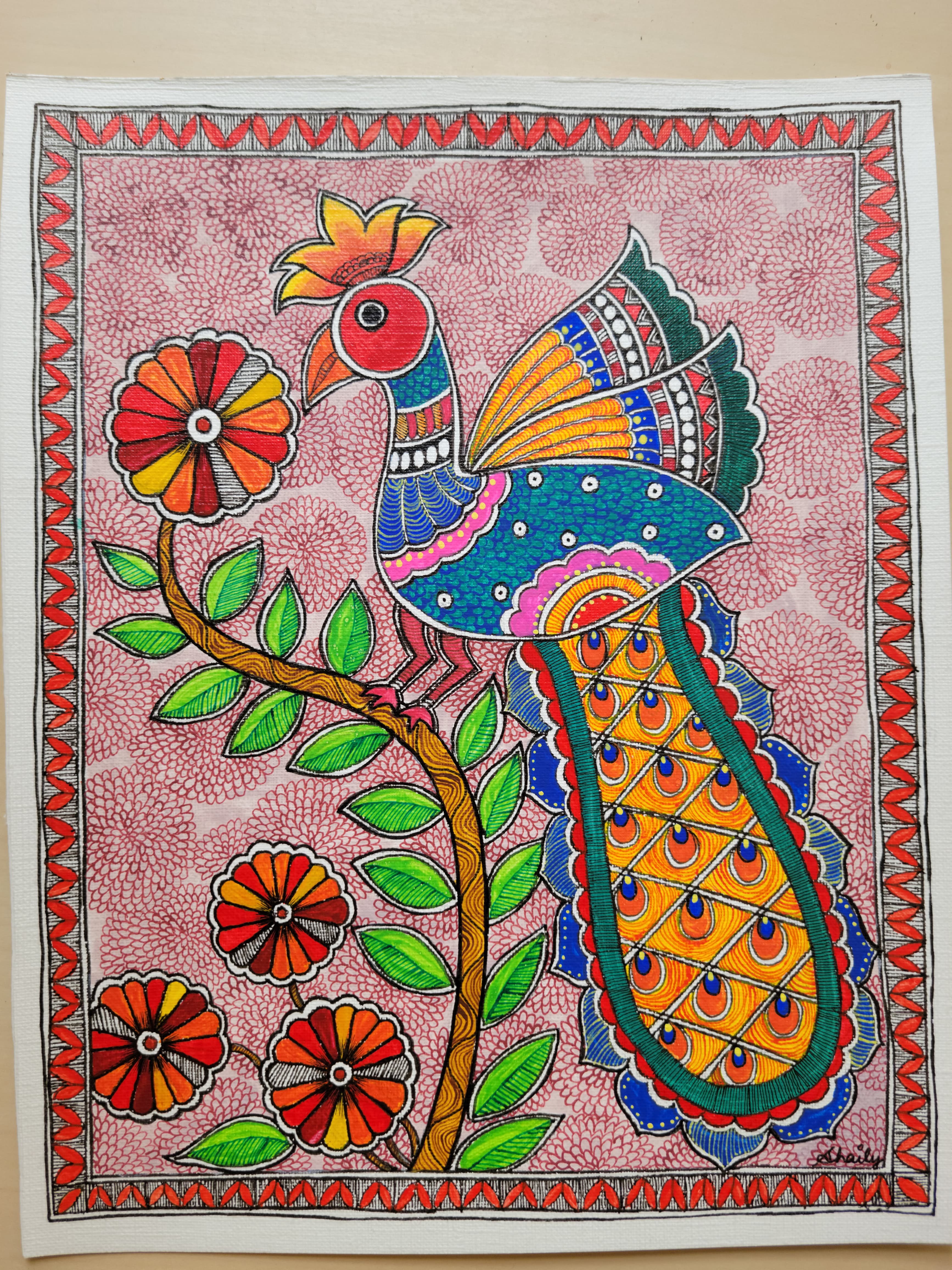 Peacock on the Bough